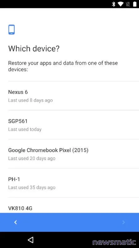 Cómo restaurar tu dispositivo Android a partir de una copia de seguridad en Google Drive - Nube | Imagen 3 Newsmatic