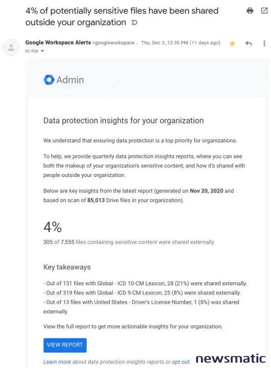 Cómo proteger los datos sensibles en Google Workspace: Guía paso a paso para administradores - Software | Imagen 1 Newsmatic