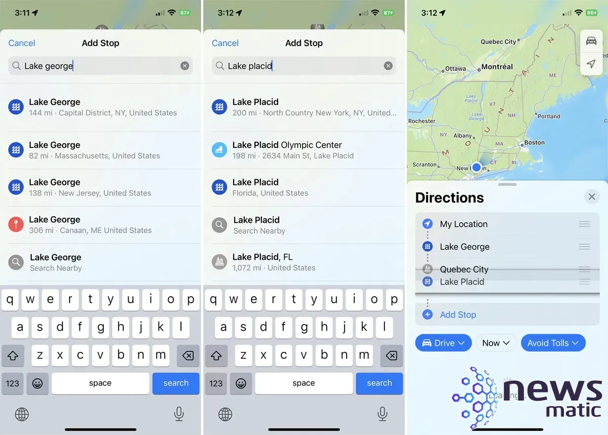 Cómo agregar múltiples paradas en Apple Maps en iOS 16 - Móvil | Imagen 3 Newsmatic