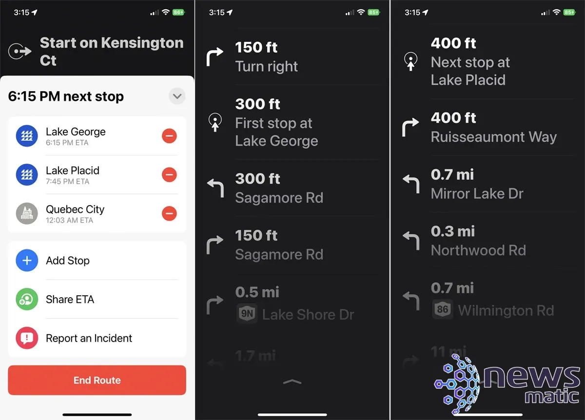 Cómo agregar múltiples paradas en Apple Maps en iOS 16 - Móvil | Imagen 5 Newsmatic