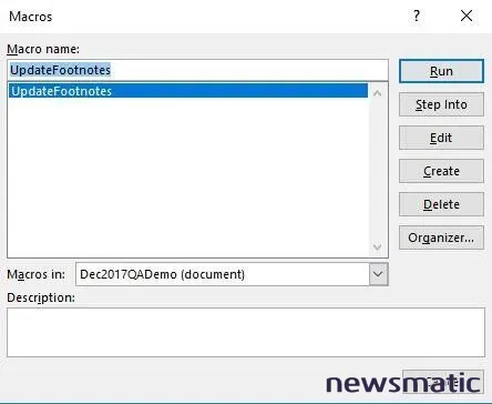 Cómo seleccionar y actualizar los códigos de campo en las notas al pie de Word - Software | Imagen 1 Newsmatic