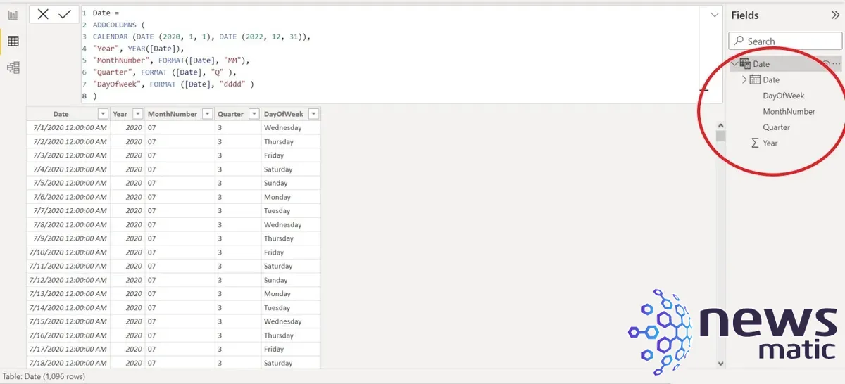 Cómo crear una tabla de fechas personalizada en Power BI - Software | Imagen 4 Newsmatic