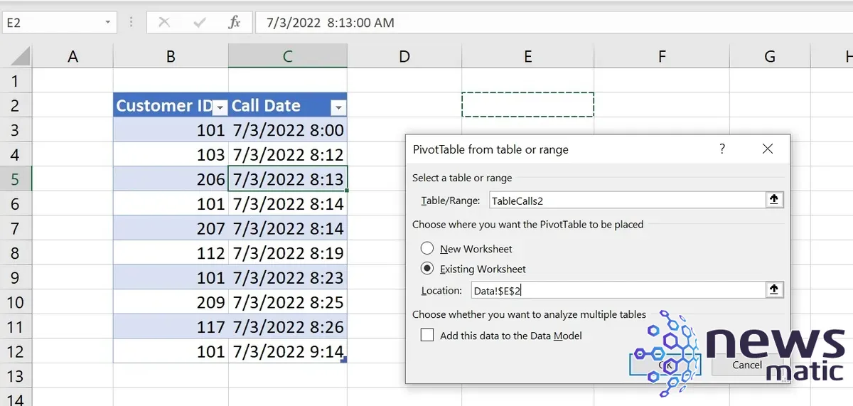 Cómo crear una PivotTable en Excel para reportar la primera y última vez de un timestamp - Software | Imagen 3 Newsmatic