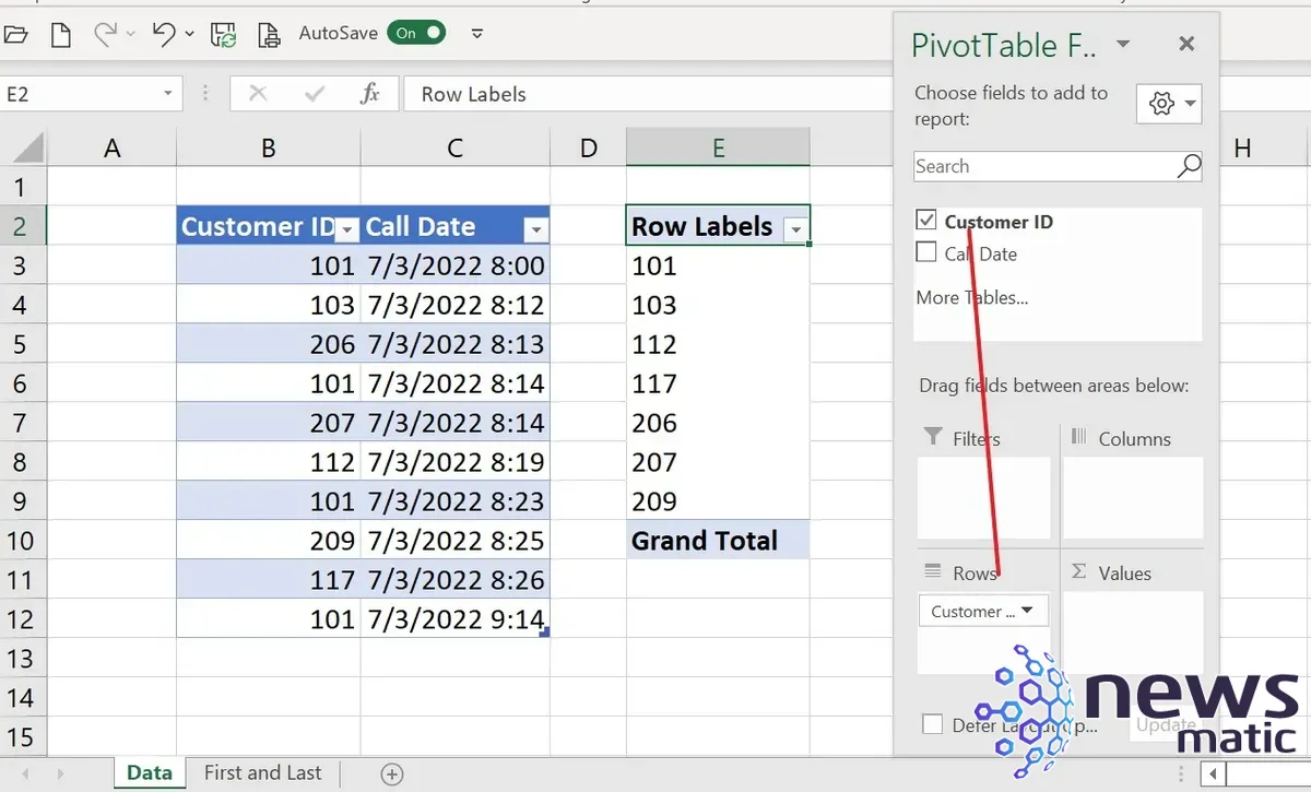 Cómo crear una PivotTable en Excel para reportar la primera y última vez de un timestamp - Software | Imagen 4 Newsmatic