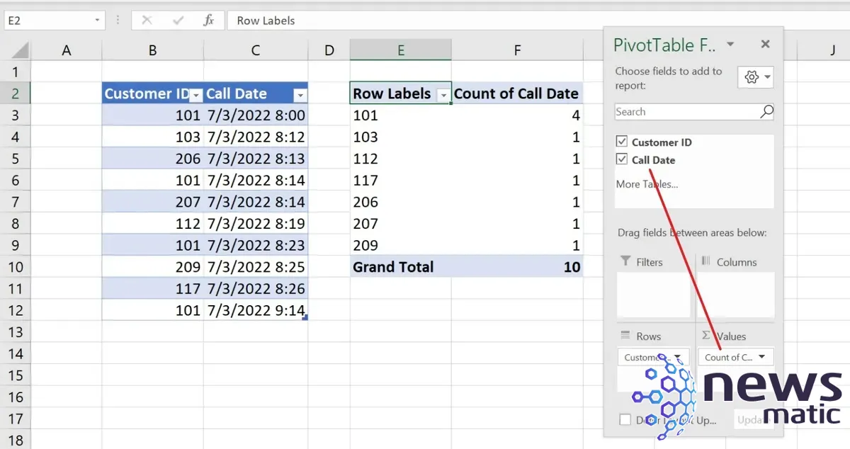 Cómo crear una PivotTable en Excel para reportar la primera y última vez de un timestamp - Software | Imagen 5 Newsmatic