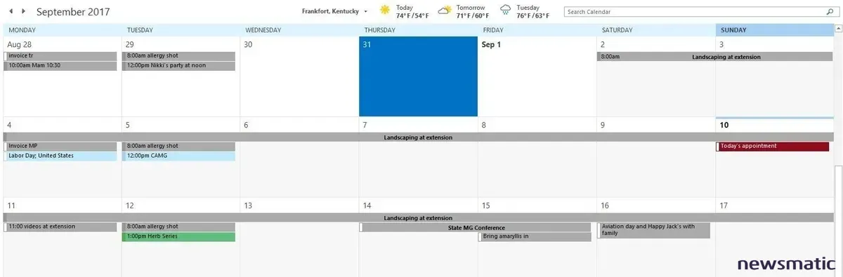 3 formas de resaltar el día actual en tu calendario ocupado - Software | Imagen 10 Newsmatic