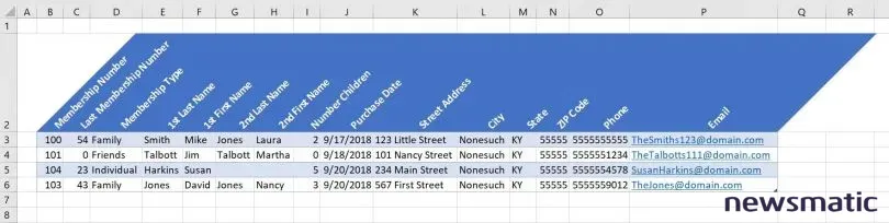 Cómo reducir el ancho de los encabezados en Excel y mostrar toda la información en una sola pantalla - Software | Imagen 7 Newsmatic