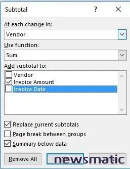 Cómo resaltar las filas de subtotal en Excel con formato condicional - Software | Imagen 2 Newsmatic