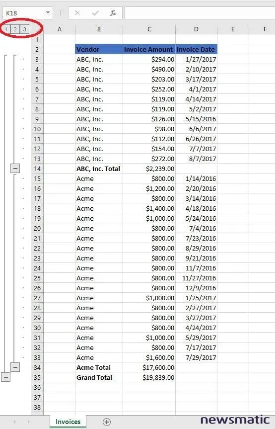 Cómo resaltar las filas de subtotal en Excel con formato condicional - Software | Imagen 3 Newsmatic