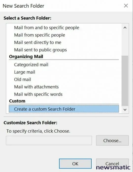 Cómo crear una carpeta de búsqueda en Outlook para ver todos los correos recibidos hoy - Software | Imagen 2 Newsmatic