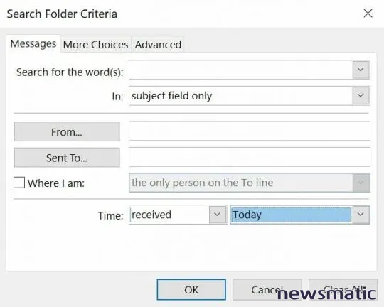 Cómo crear una carpeta de búsqueda en Outlook para ver todos los correos recibidos hoy - Software | Imagen 3 Newsmatic