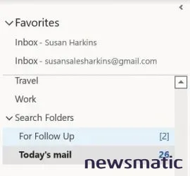 Cómo crear una carpeta de búsqueda en Outlook para ver todos los correos recibidos hoy - Software | Imagen 4 Newsmatic