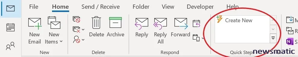Cómo usar la función Quick Steps de Outlook para responder automáticamente y eliminar mensajes - Software | Imagen 2 Newsmatic