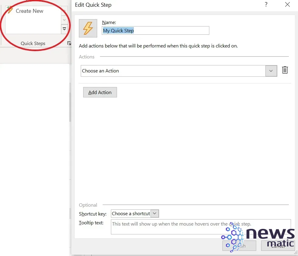 Cómo usar la función Quick Steps de Outlook para responder automáticamente y eliminar mensajes - Software | Imagen 3 Newsmatic