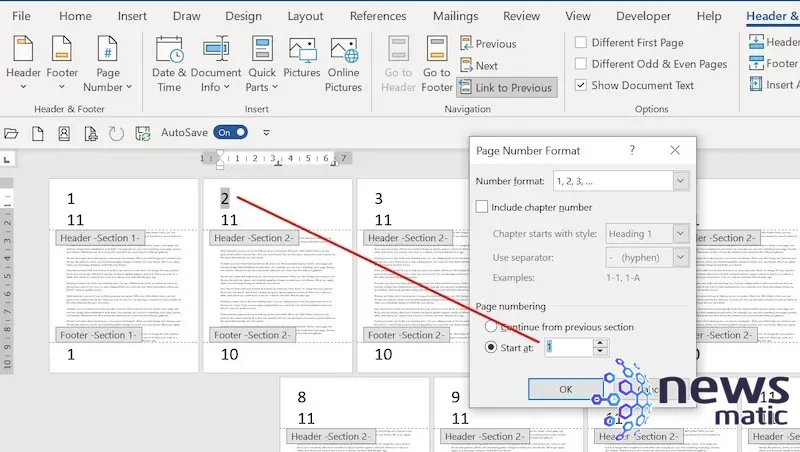 Cómo usar los campos de numeración de página en Microsoft Word - Software | Imagen 8 Newsmatic