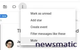 Cómo silenciar las notificaciones de un hilo específico en Gmail - Software | Imagen 1 Newsmatic