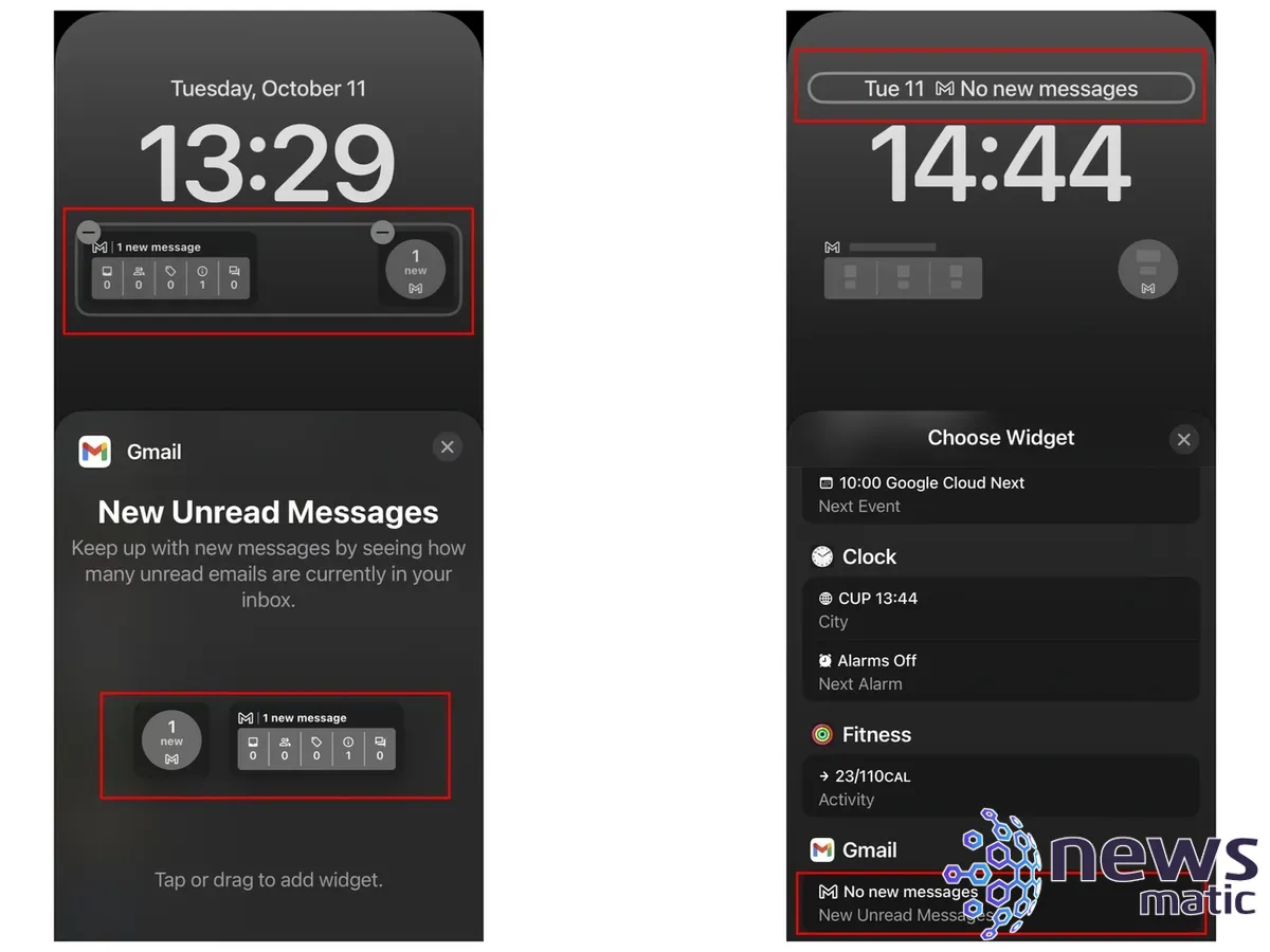Cómo personalizar la pantalla de bloqueo en iOS 16: widgets y opciones disponibles - Móvil | Imagen 2 Newsmatic