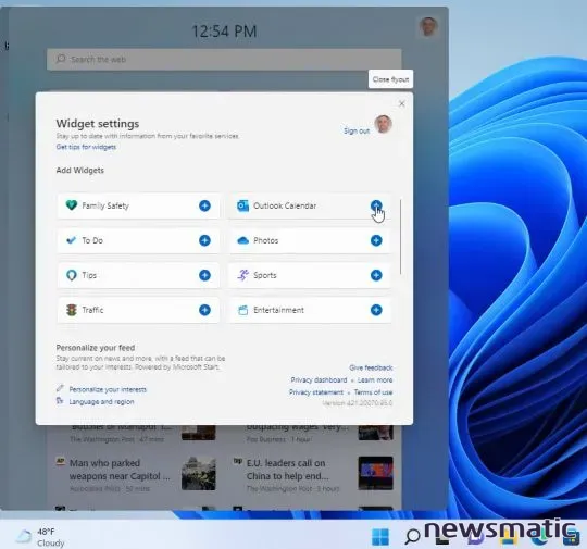 Cómo personalizar y gestionar los widgets en Windows 11 - Software | Imagen 4 Newsmatic