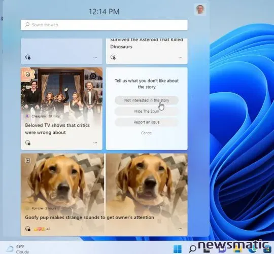 Cómo personalizar y gestionar los widgets en Windows 11 - Software | Imagen 6 Newsmatic